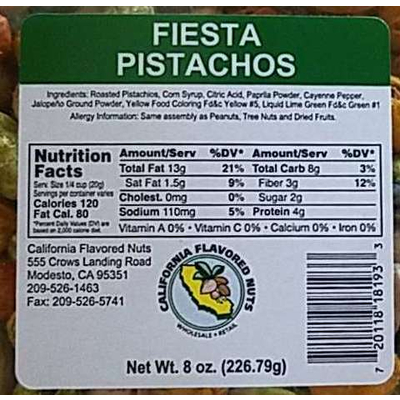 Fiesta Pistachios