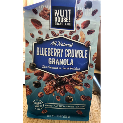 All Natural Blueberry Crumble Granola
