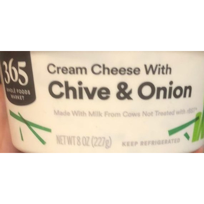 Cream Cheese With Chive & Onion