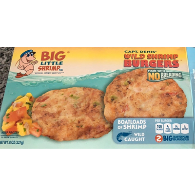 Capt. Denis' Wild Shrimp Burgers