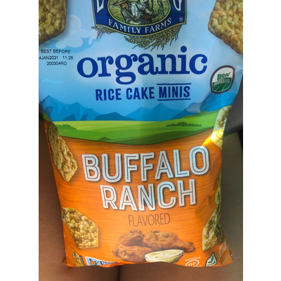 Buffalo Ranch Flavored Organic Rice Cake Minis