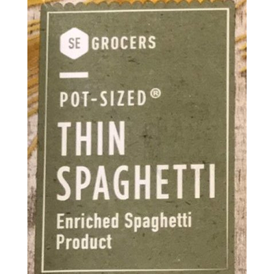 Pot-Sized Thin Enriched Spaghetti