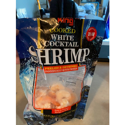 Peeled & Deveined Cooked White Cocktail Shrimp