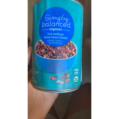 Organic Low Sodium Three Bean Blend