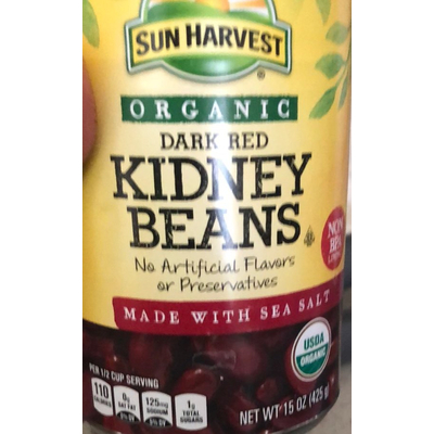 Made with Sea Salt Organic Dark Red Kidney Beans