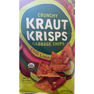 Kraut Krisps Crunchy Chili Lime Cabbage Chips