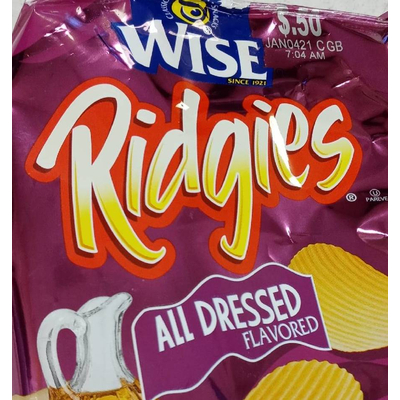 All Dressed Flavored Ridged Potato Chips