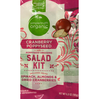Cranberry Poppyseed Poppyseed Dressing Salad Kit