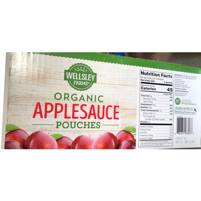 Organic Applesauce Pouches