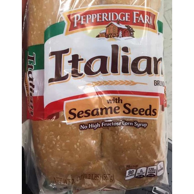 Bread, Italian with Sesame Seeds