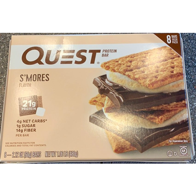 S'mores Flavor Protein Bar