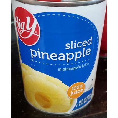 Sliced Pineapple in Pineapple Juice