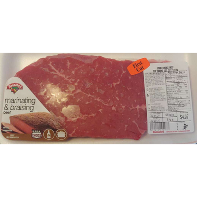Top Round First Cut Steak Marinating & Braising Beef