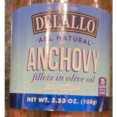 All Natural Anchovy Fillets in Olive Oil