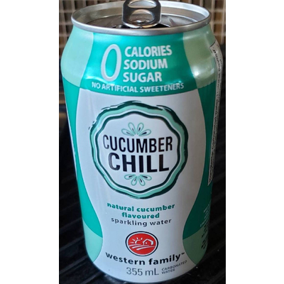 Natural Cucumber Flavoured Sparkling Water