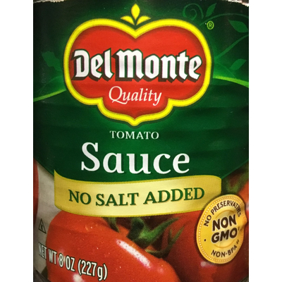 No Salt Added Tomato Sauce