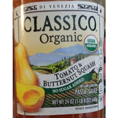 Classico Organic Tomato & Butternut Squash Pasta Sauce