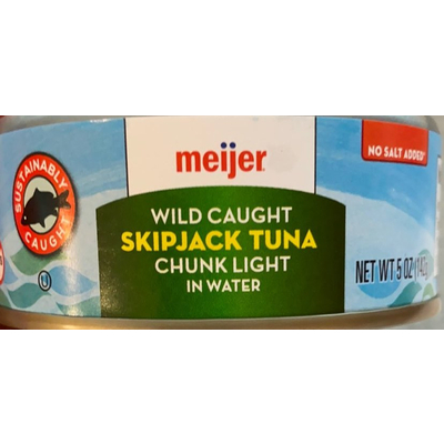 Wild Caught Skipjack Tuna Chunk Light in Water