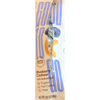 Blueberry Cashew Soft Baked Bar