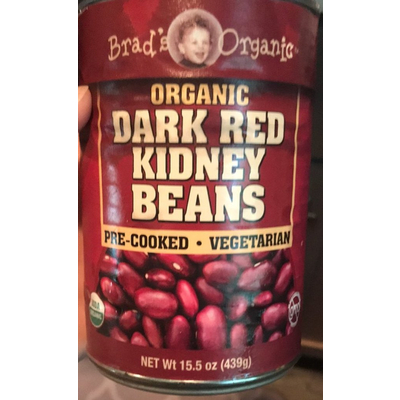 Orgaic Dark Red Kidney Beans