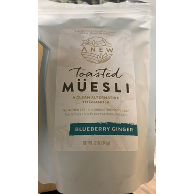 Blueberry Ginger Toasted Muesli