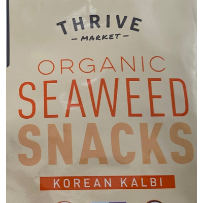 Korean Kalbi Organic Seaweed Snacks