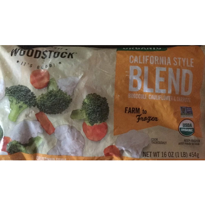 Organic California Style Blend Broccoli, Cauliflower & Carrots