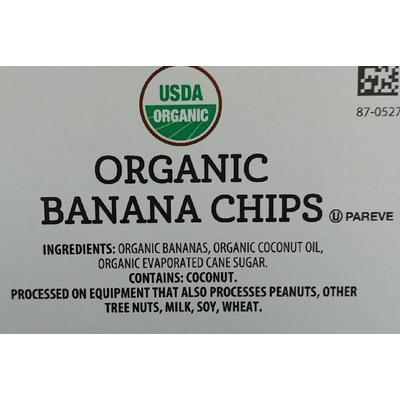 Organic Banana Chips