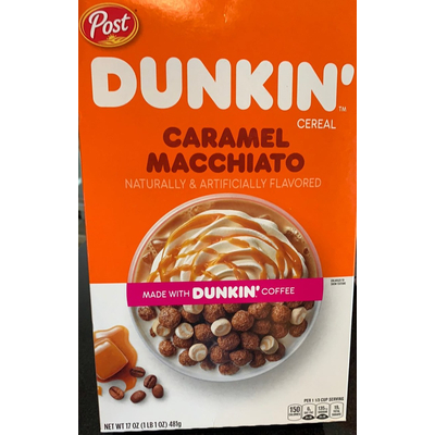 Caramel Macchiato Dunkin' Cereal