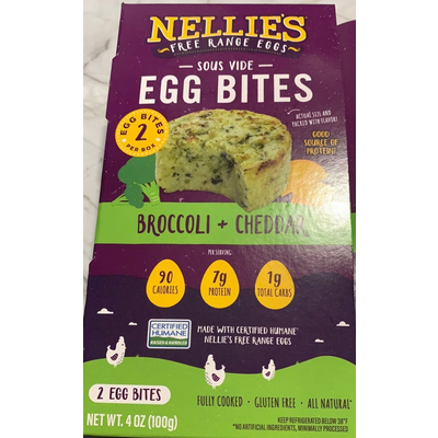 Sous Vide Egg Bites, Broccoli & Cheddar