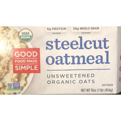 Oatmeal, Original Unsweetened