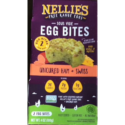 Uncured Ham & Swiss Egg Bites