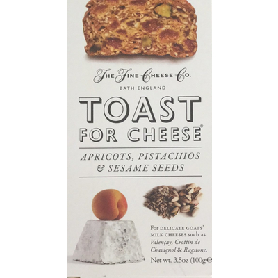 Apricots, Pistachios & Sunflower Seeds Toast For Cheese