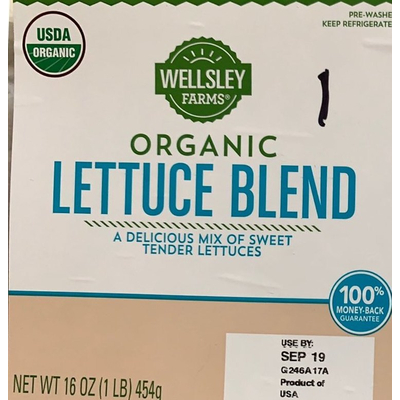 Organic Lettuce Blend