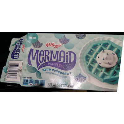 Mermaid Waffles, Blue Raspberry