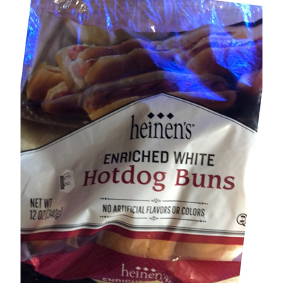 Enriched White Hotdog Buns