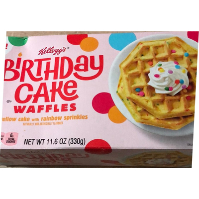 Birthday Cake Waffles