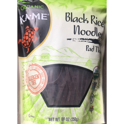Black Rice Noodles Pad Thai