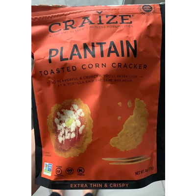 Plaintain Toasted Corn Chips, Extra Thin Crunchy