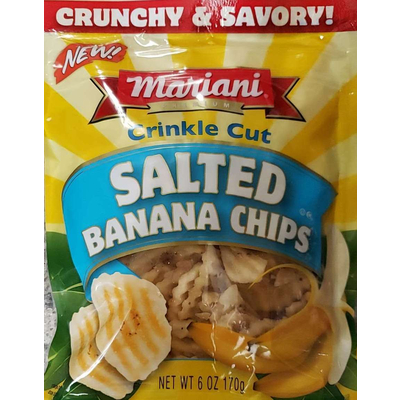 Crinkle Cut Salted Banana Chips