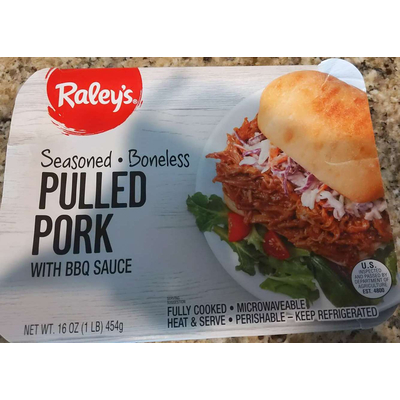 Carbs in Raley's Seasoned Boneless Pulled Pork with BBQ Sauce | Carb Manager