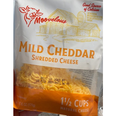 Mild Cheddar Shredded Cheese
