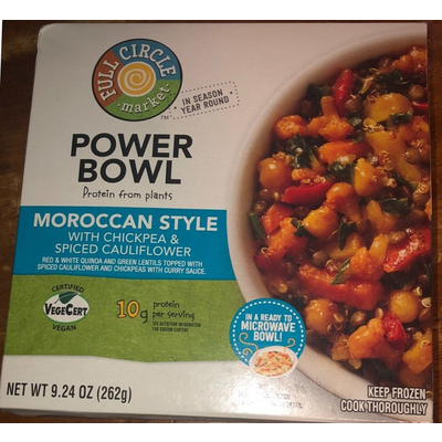 Moroccan Style with Chickpea & Spiced Cauliflower Power Bowl