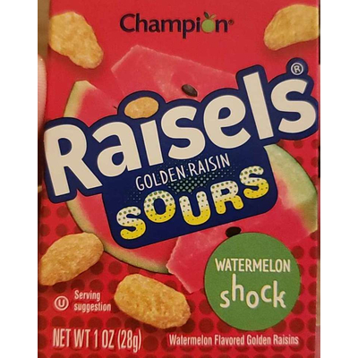 Watermelon Shock Golden Raisins Sours
