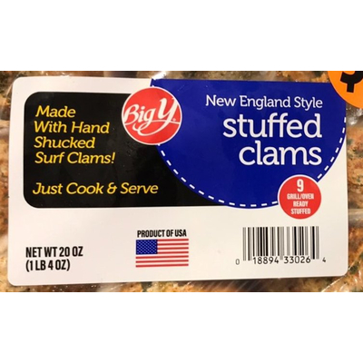 Stuffed Clams, New England Style