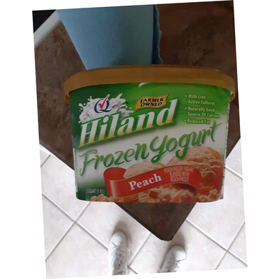 Peach Frozen Yogurt