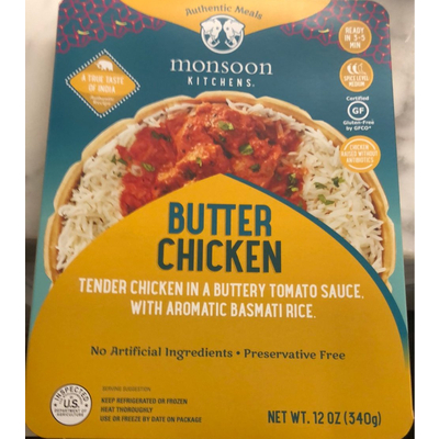 Butter Chicken Tender Chicken in a Buttery Tomato Sauce, with Aromatic Basmati Rice