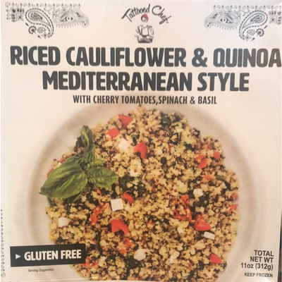 Riced Cauliflower & Quinoa, Mediterranean Style