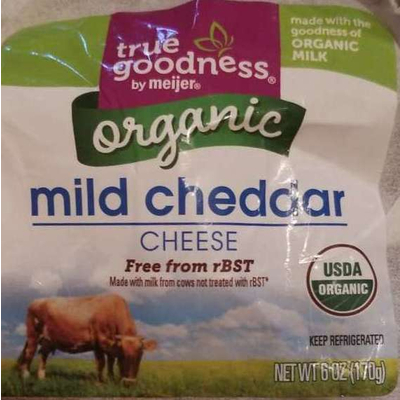 Organic Mild Cheddar Cheese
