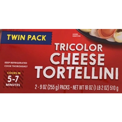 Cheese Tortellini, Tricolor
